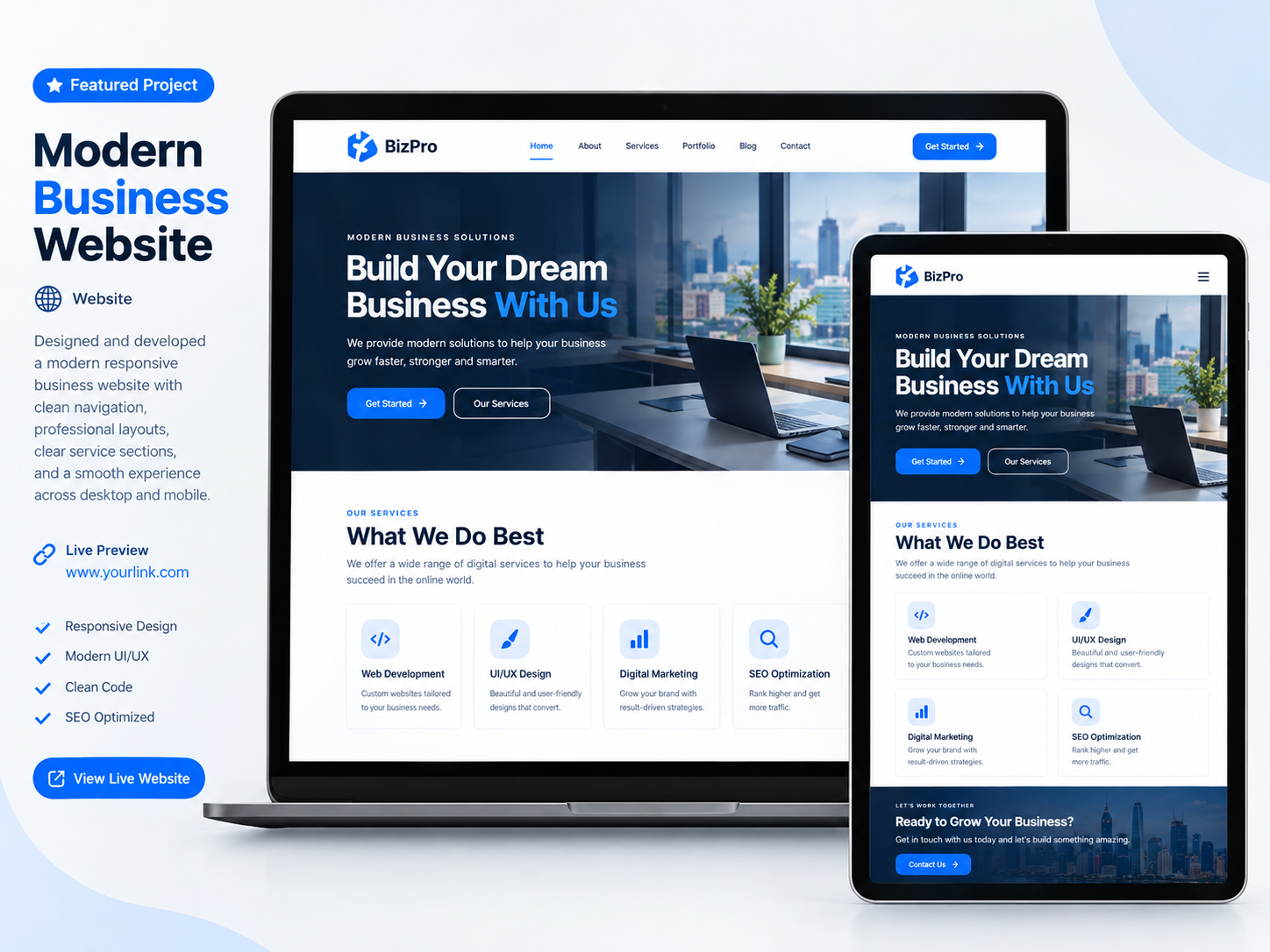 Modern Business Website