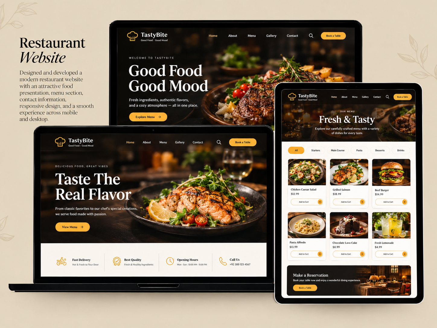 Restaurant Website