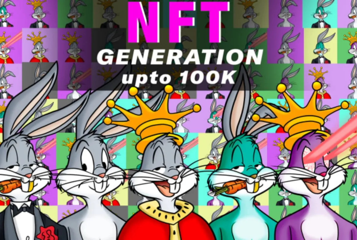 I will create custom cartoon nft art collection 100,1k,5k,10k nfts