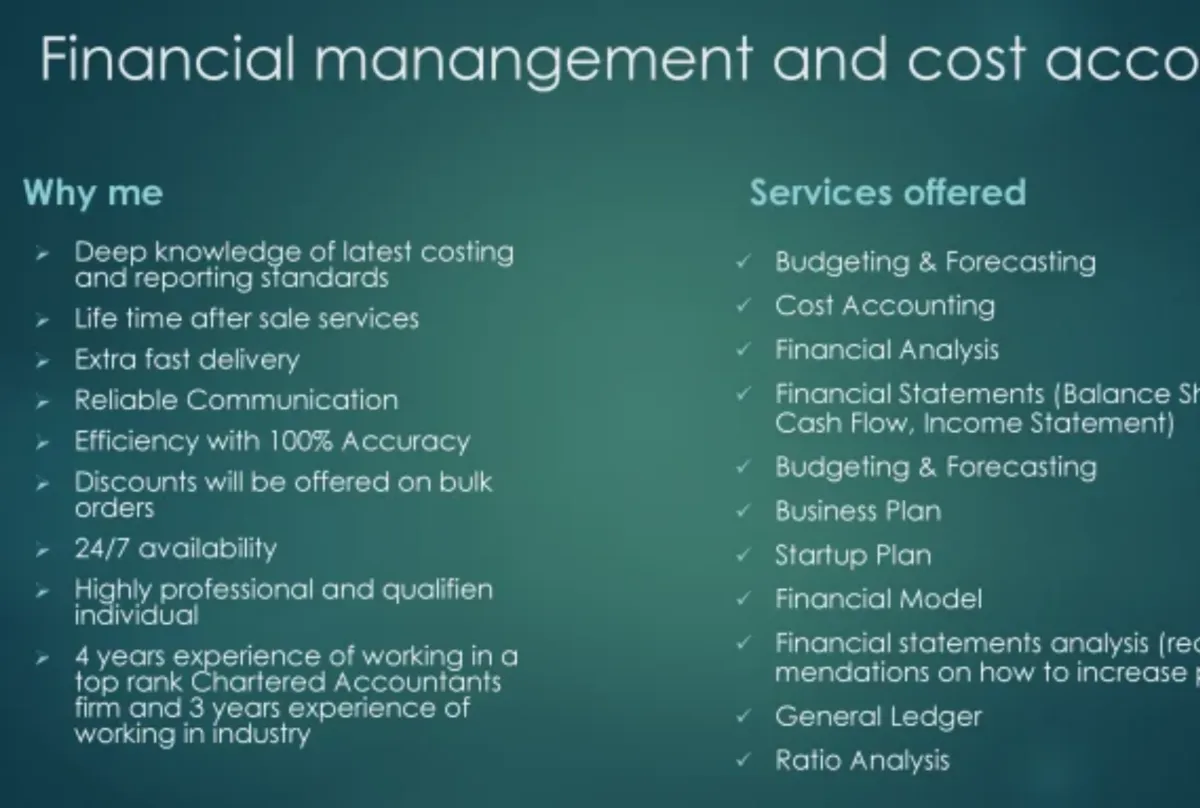 I will do cost management ,cost estimation and budgeting