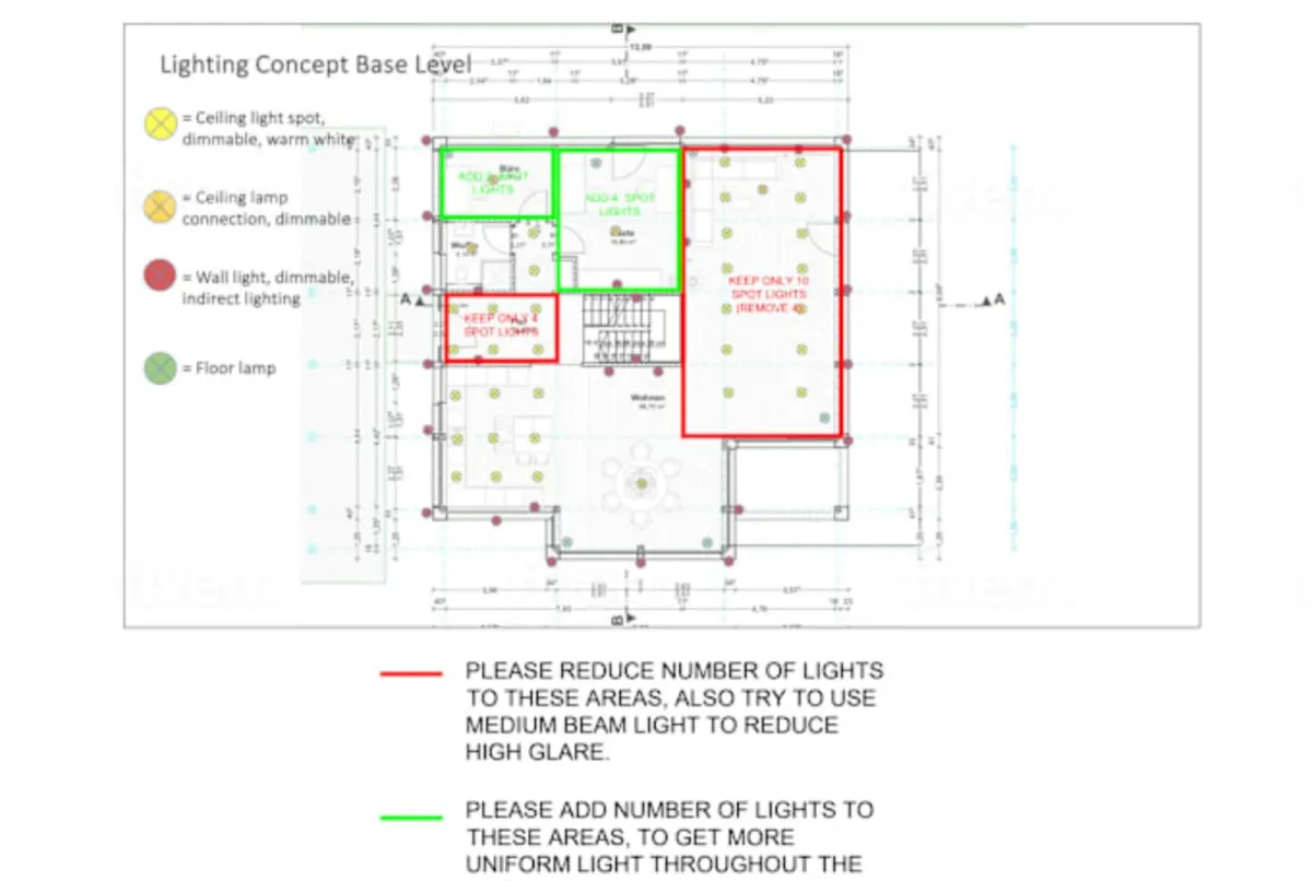 I will internal and external lighting designs with dialux evo