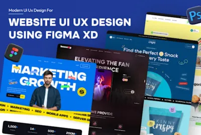 I will do modern mobile app or website ui ux design using figma xd