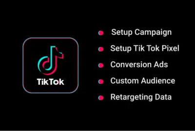 I will run tik tok ads, tik tok ads manager, and tiktok marketing