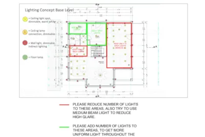 I will internal and external lighting designs with dialux evo