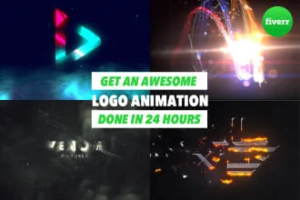 I will create a unique custom logo animation and intro