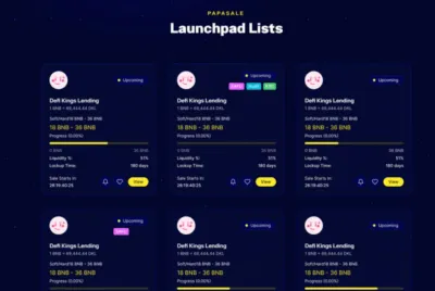 I will build launchpad for your crypto project on blockchain